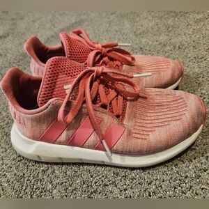 Adidas Swift Coral Athletic Sneakers Size 2
